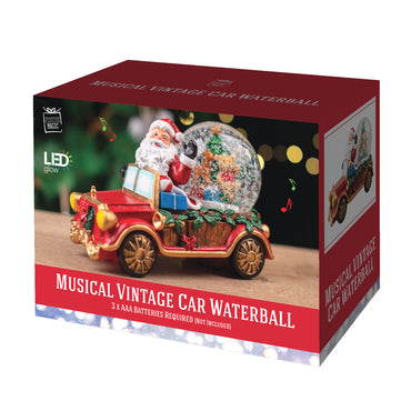 Musical Car Snow Globe