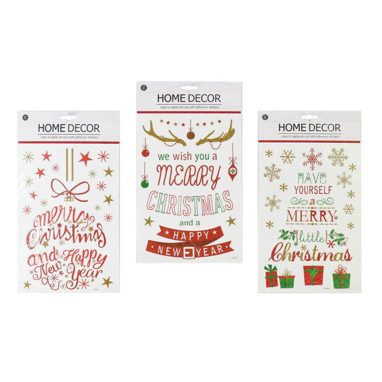 Classic Greetings Window Cling