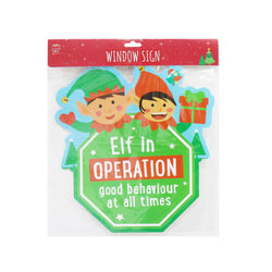 Window Sign Character Glitter