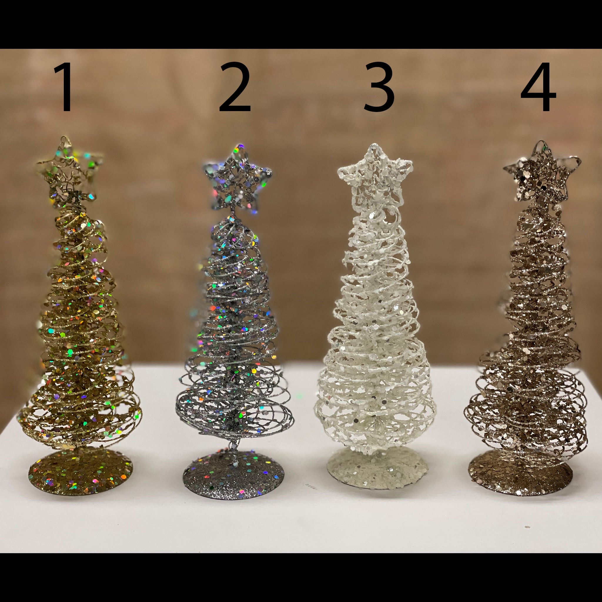 Glitter Spiral Tree
