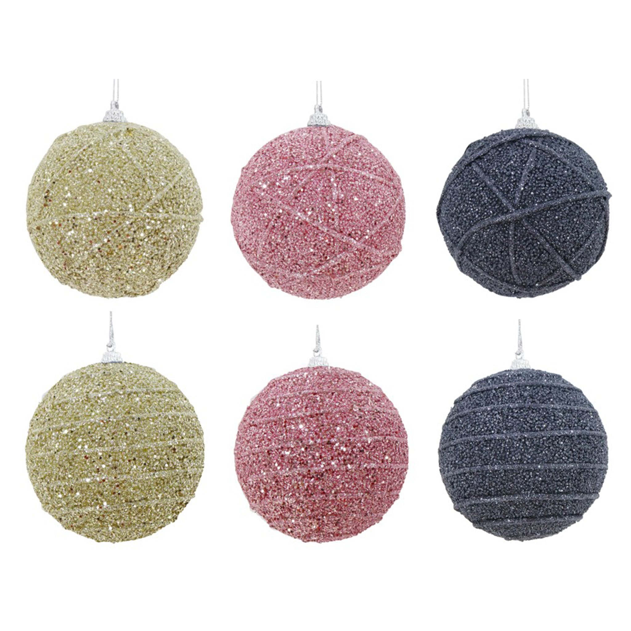 Glitter String Bauble