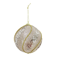 Glitter Swirl Bauble