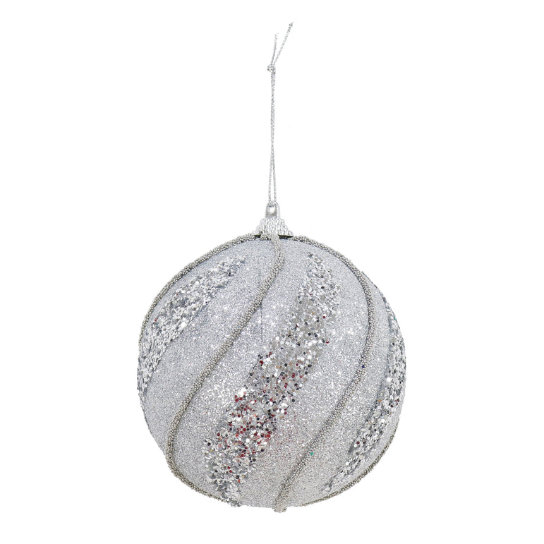 Glitter Swirl Bauble