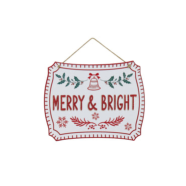Hanging Glitter Plaque