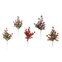 Glitter Berries Pick (26cm)