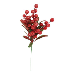 Glitter Berries Pick (26cm)