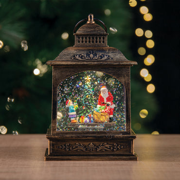 Musical Santa Lantern