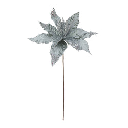 Velvet Poinsettia Stem Sequins