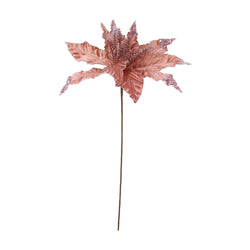 Velvet Poinsettia Stem Sequins
