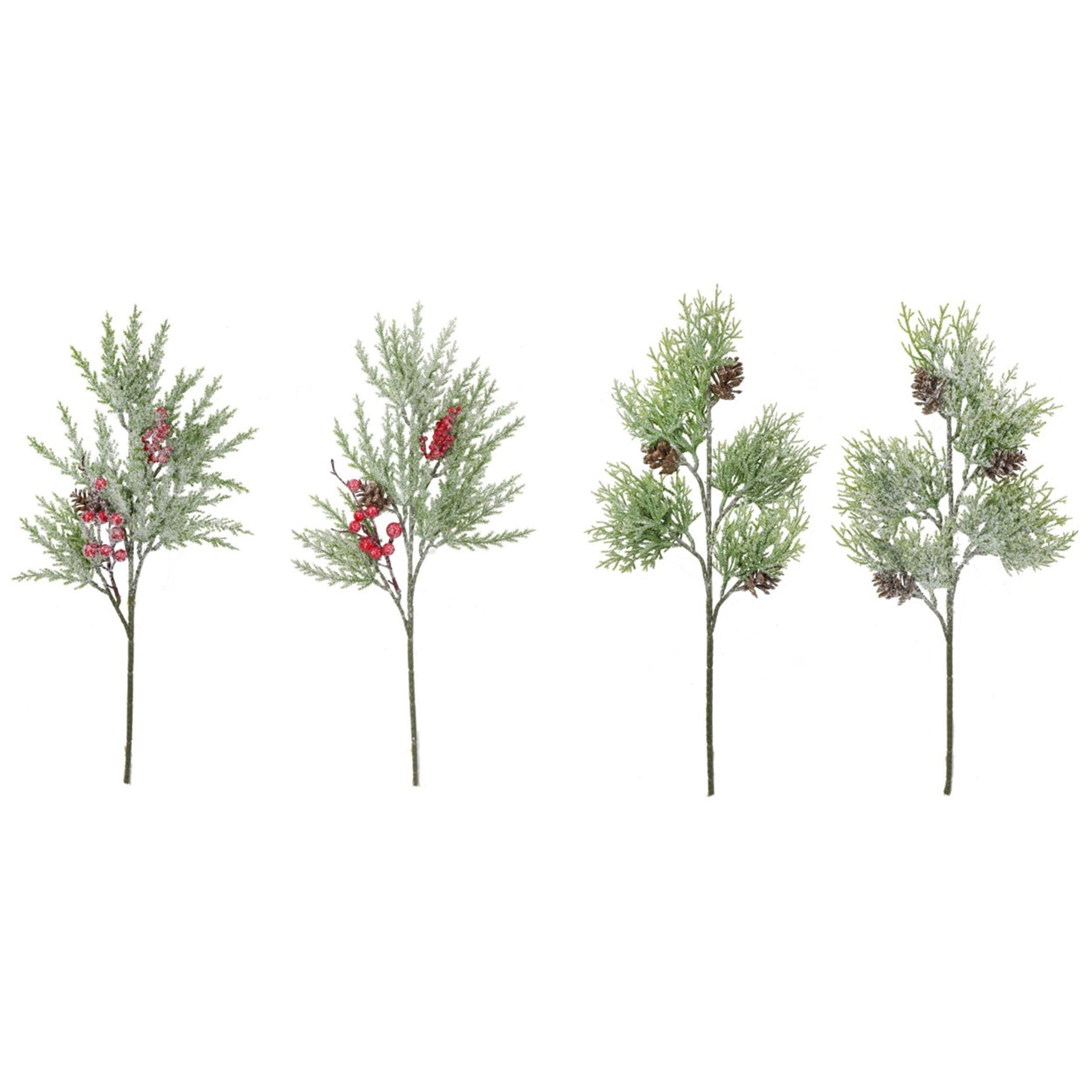 Icy Glitter Foliage Spray (48cm)