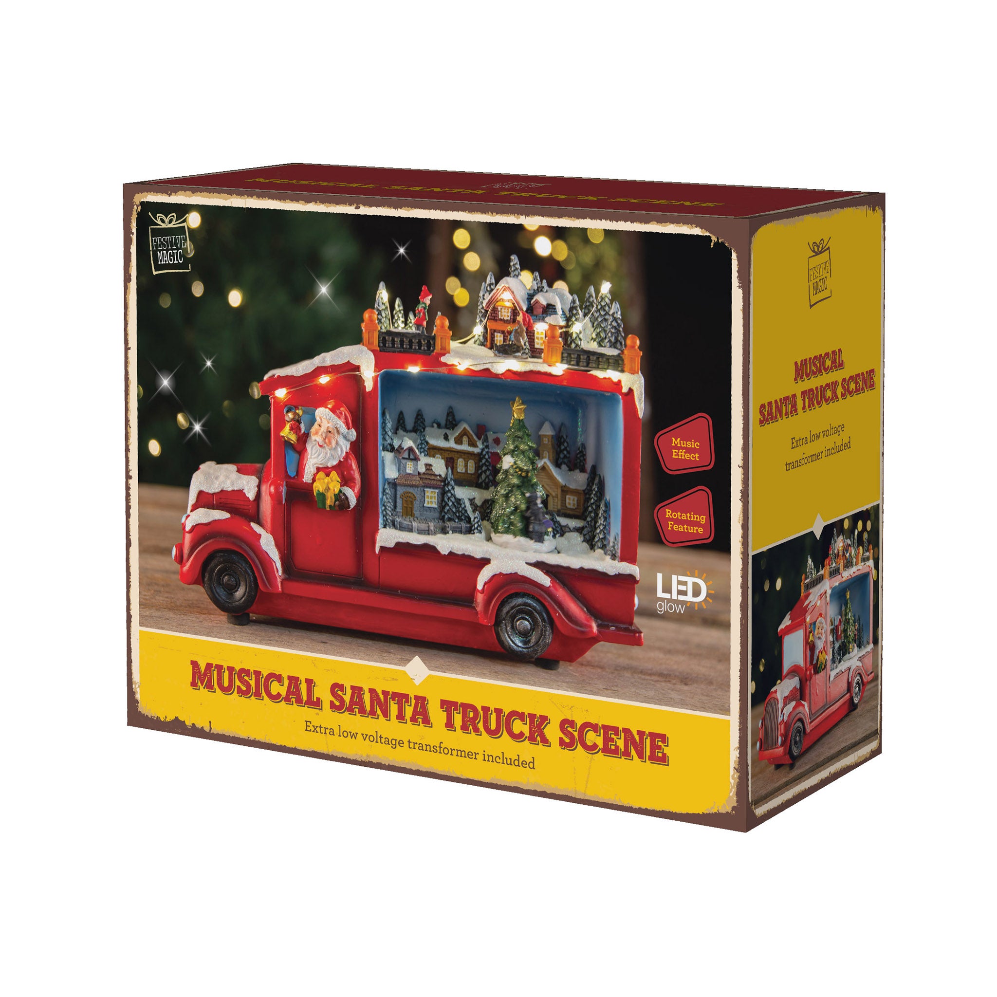Musical Santa Truck Scene