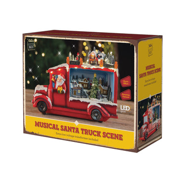 Musical Santa Truck Scene