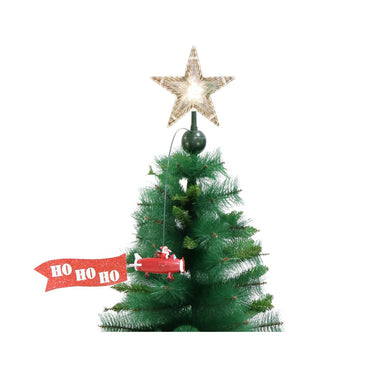 Tree Topper Flying Santa