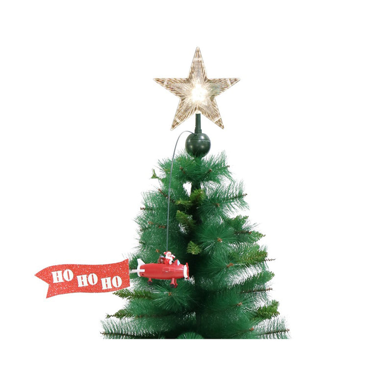Tree Topper Flying Santa