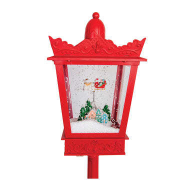 Snowing Musical Street Lamp