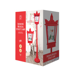 Snowing Musical Street Lamp