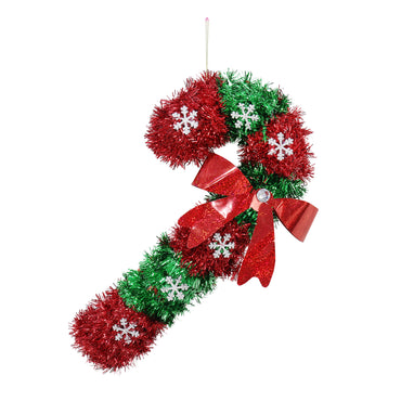 Tinsel Candy Cane