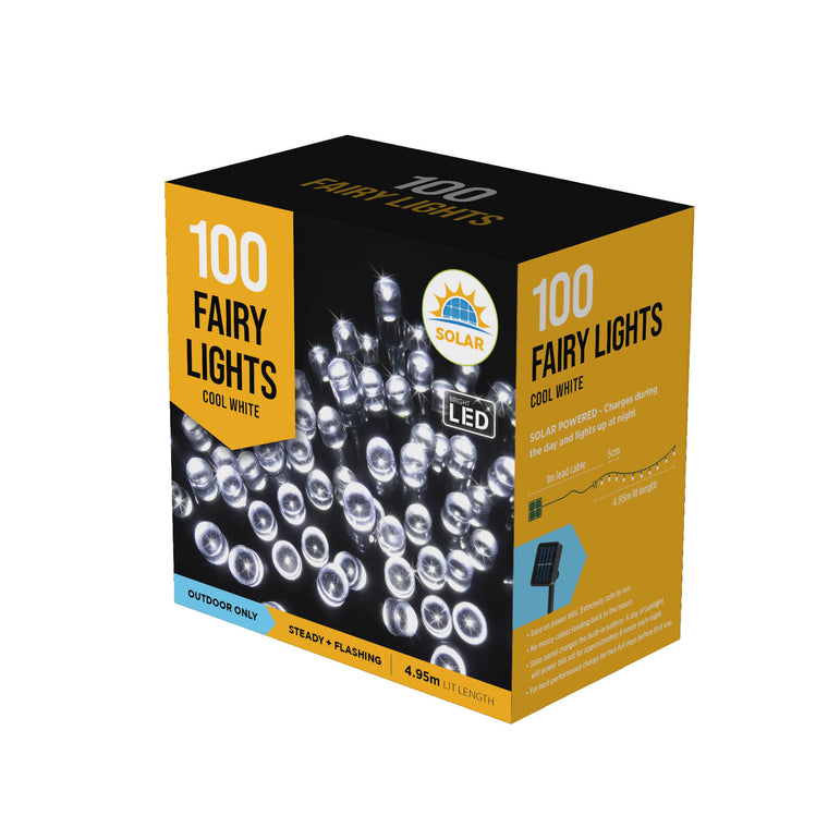 Solar LED Fair Lights (100 Lights)