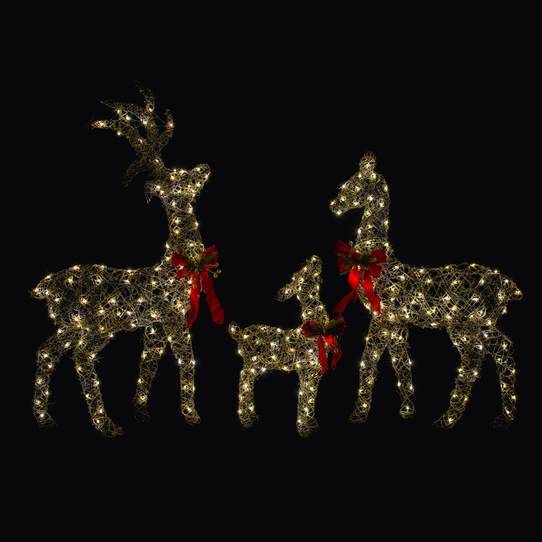 Vintage Reindeer Family (3 Piece)