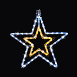 Dual Tone Crystal Star