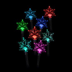Snowflake Path Lights (8 Pack)