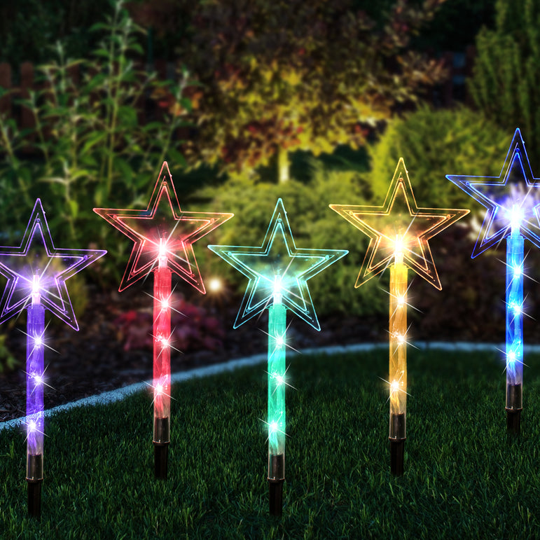 Solar Star Path Lights (10 Pack)