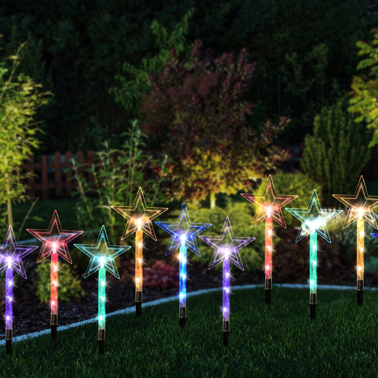 Solar Star Path Lights (10 Pack)