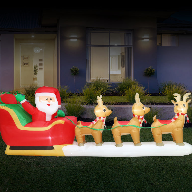 Airpower Santa Sleigh 3 Deers 3.6m