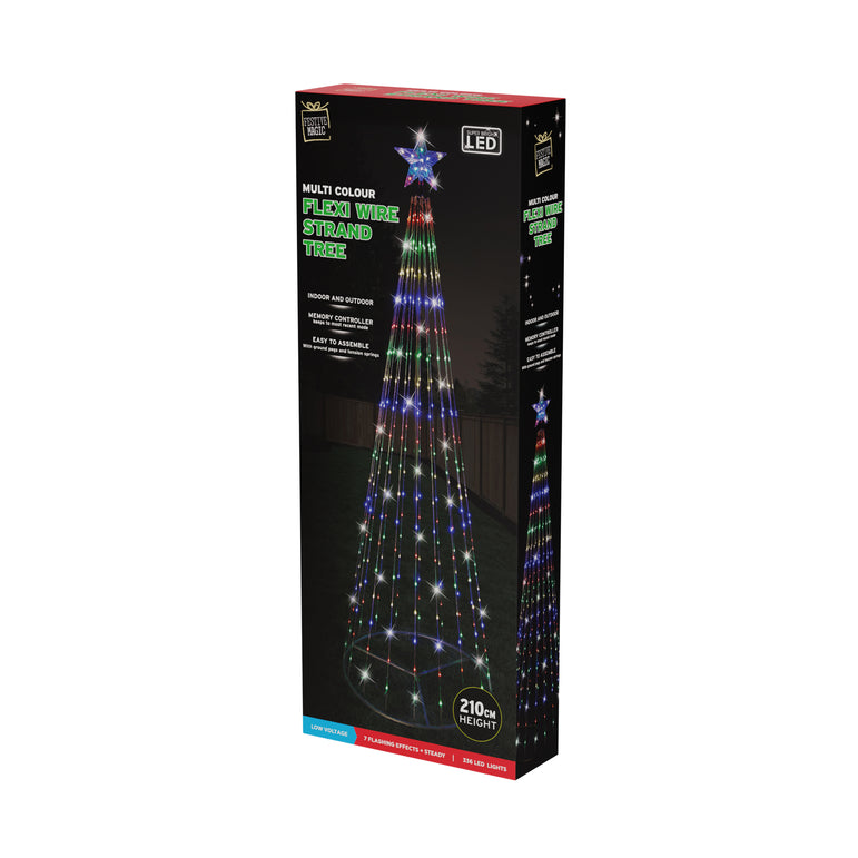 LED Flexi Wire Strand Tree (2.1m)