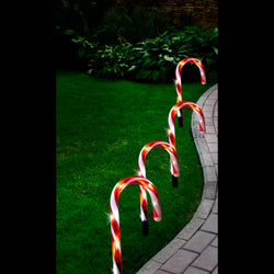 Solar Candy Cane Path Lights
