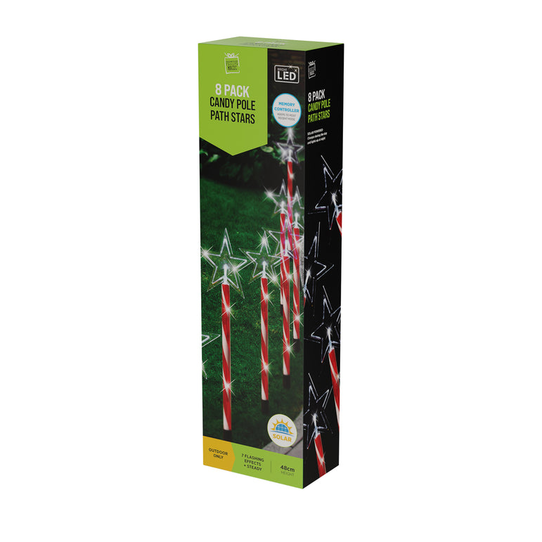 Solar Candy Star Path Lights