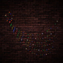 Solar LED Waterfall Star (2.1m)