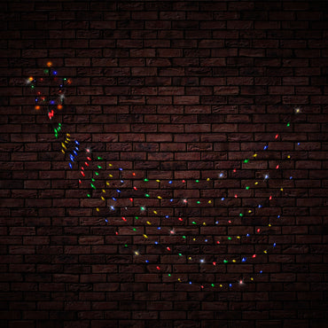 Solar LED Waterfall Star (2.1m)