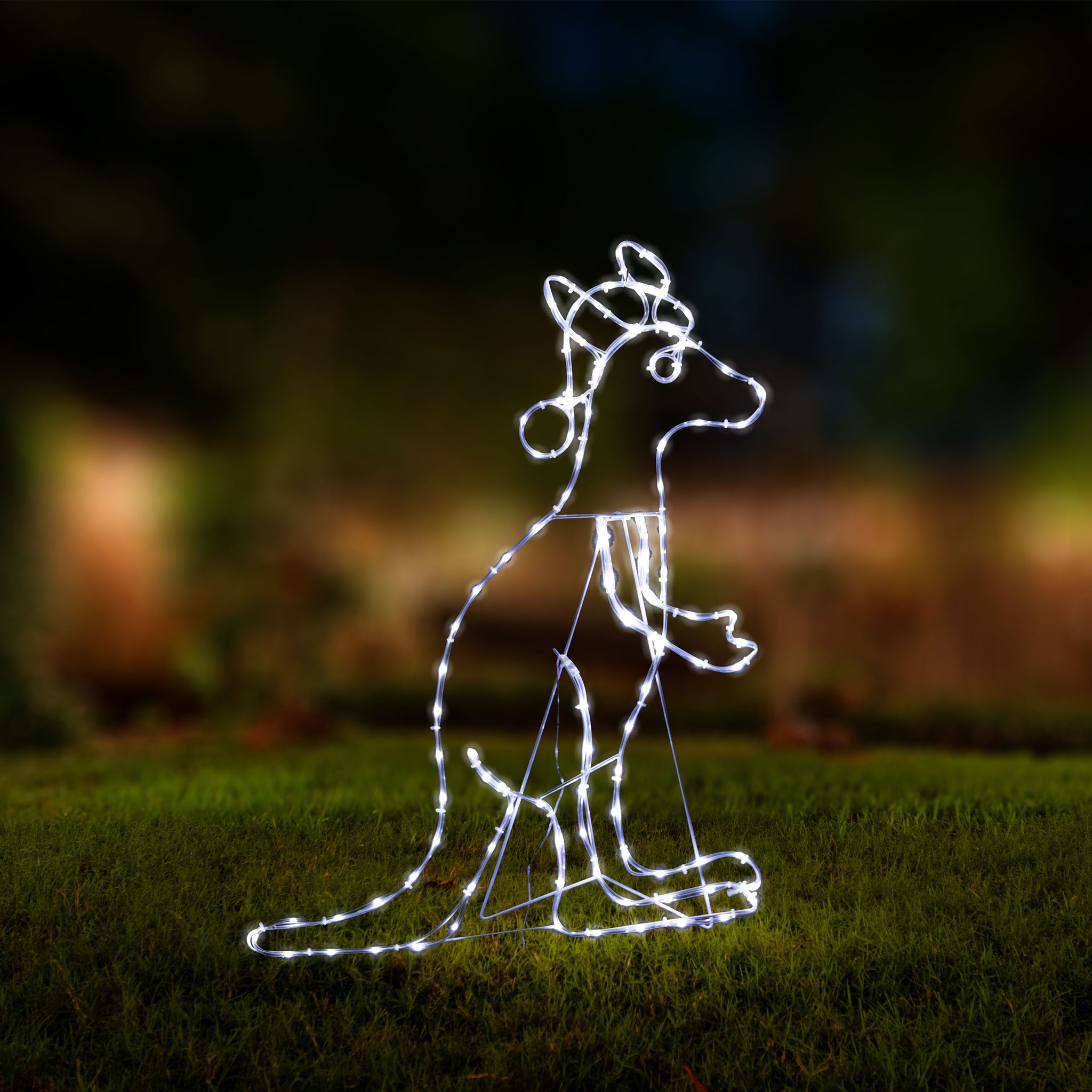 Solar LED Kangaroo Rope Motif