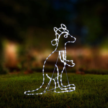 Solar LED Kangaroo Rope Motif