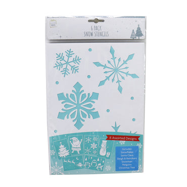 Snow Spray Stencil (6pk)