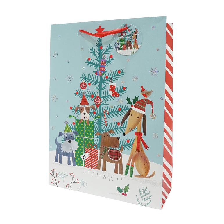 Cute Dogs Gift Bag XL