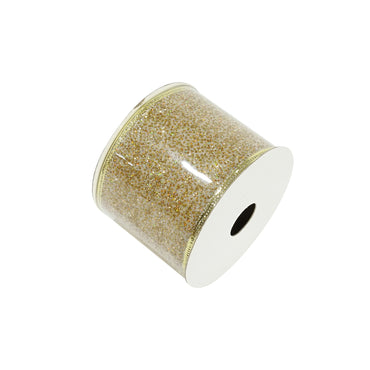 Ribbon Natural Gold 63mm x 2.7m