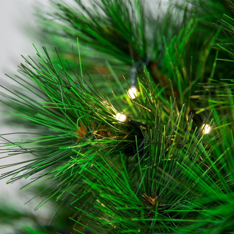 8FT Brighton Spruce Pre-Lit Christmas Tree (900 LED)