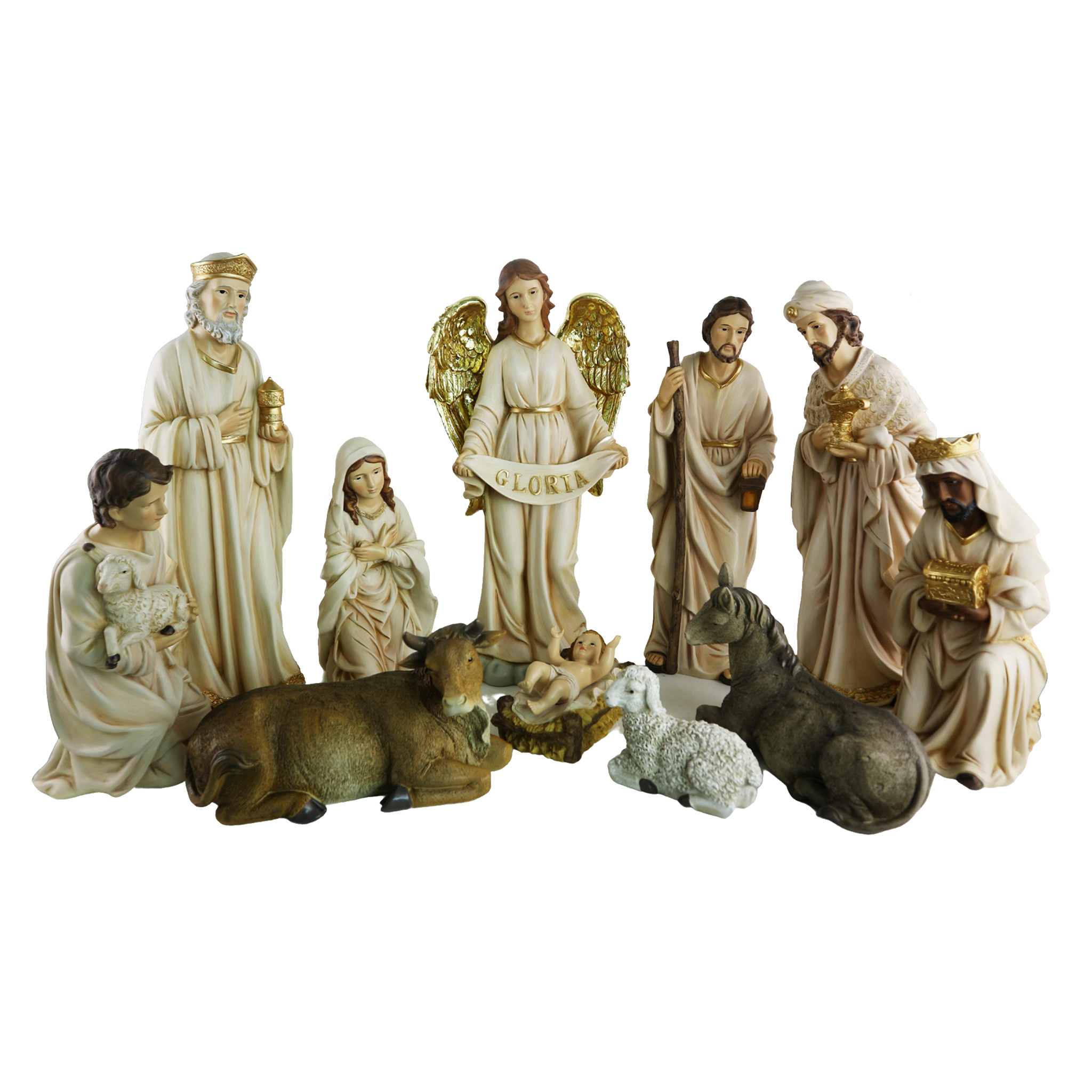 11 Piece Nativity Set