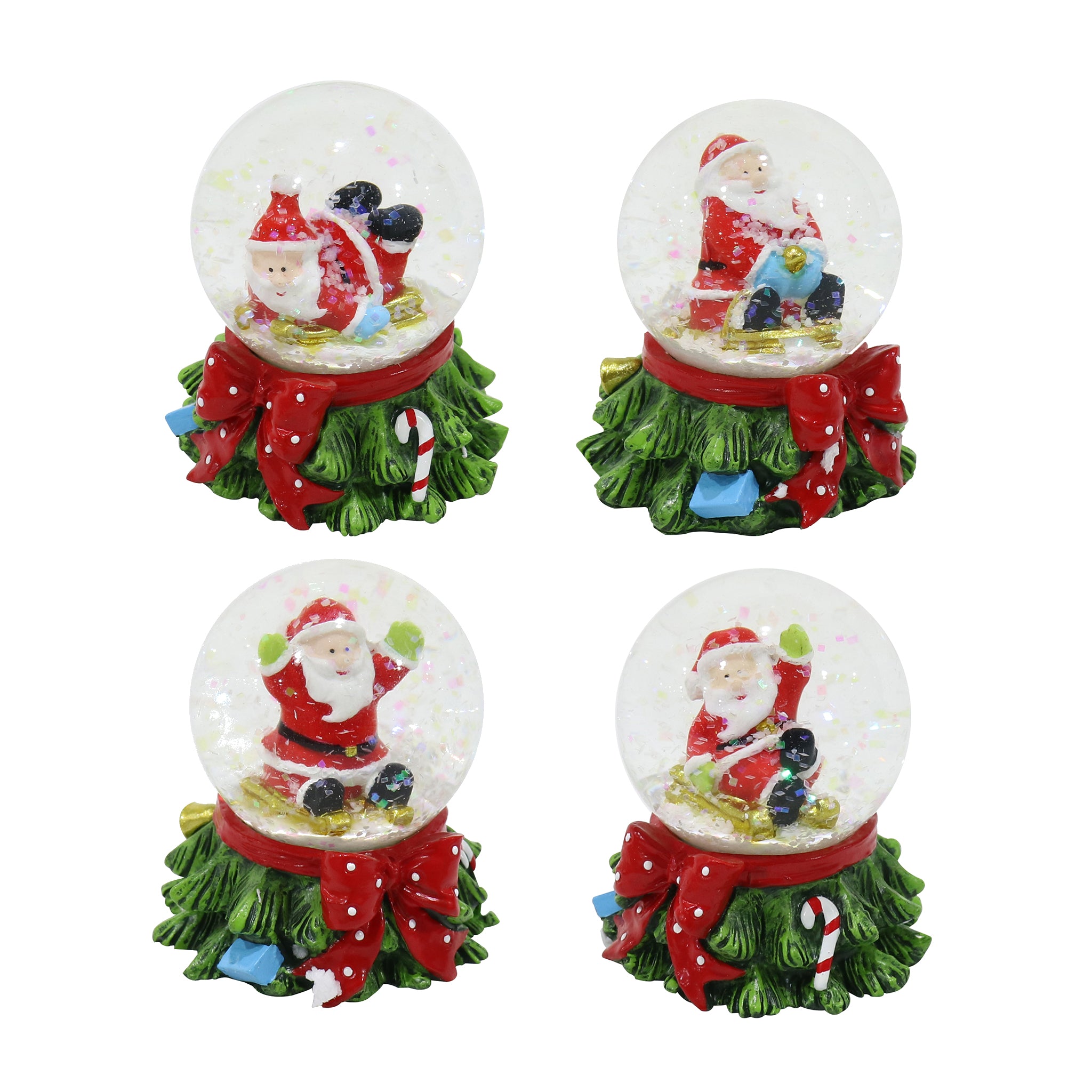 Santa Snow Globe Tree